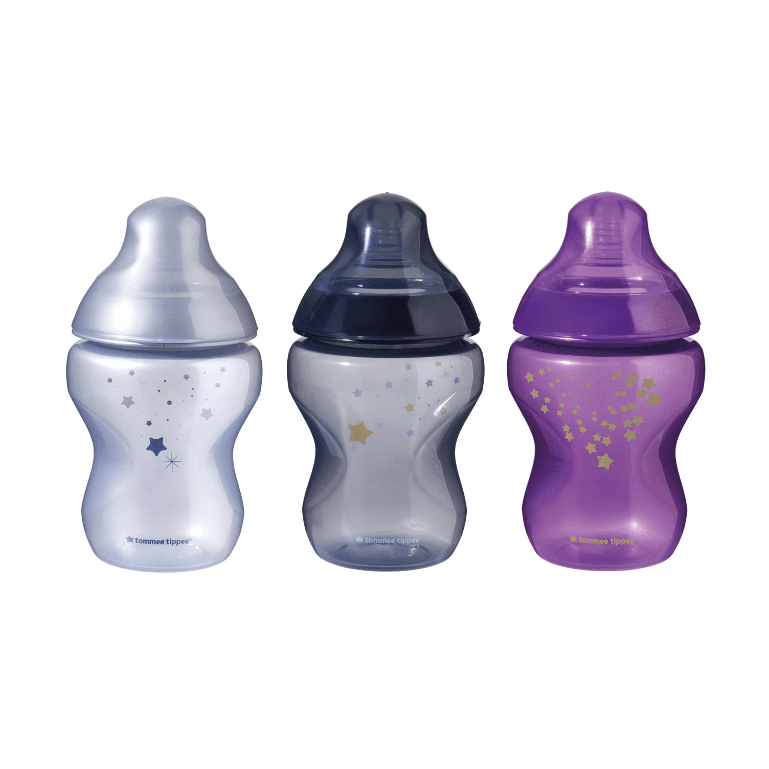 Tommee Closer to Nature Limited Edition 'Midnight Skies' Bottles | Breast-Like Nipple, Anti-Colic - 9-ounce, 3 Count Walmart.com