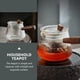 thumbnail image 2 of 1 unid Hogar Caldera Hervidor de Cristal Tetera Té Steamer Milk Coffee Transparente Pot, 2 of 6