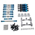 thumbnail image 4 of Kit de Metal de repuesto 1:16 RC, barra de tracción de dirección del eje delantero, amortiguador, montaje de choque para WPL C24, accesorios de bricol Azul, 4 of 8