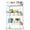 White, variant on 3 Tier Mesh Utility Cart, Rolling Metal Organization Cart with Handle and Lockable Wheels, 3 Hanging Cups and 4 Hooks, Mobile Trolley Cart for Kitchen, Bathroom, Office, Workshop, Green