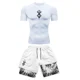 thumbnail image 2 of Conjunto de compresión con estampado 3D de Anime para hombre, Top de manga corta para gimnasio, pantalones cortos de entrenamiento, secado rápido, transpirable, atletismo, Rash Guard, 2 of 5