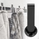 thumbnail image 1 of Ganchos para puerta trasera BuyWeek de acero inoxidable color negro brillante, 1 of 11