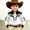 Black, variant on Boys 3D Western Cowboy Shirt Classic Rodeo Frontier Theme Printed Long Sleeve Button Down Collared Casual Blouse for Kids Ages 4-13
