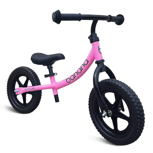 banana bike LT Balance Bike - Lightweight Toddler Bike for 2-5 Age - 33x18x24 No Pedal with Adjustable Handlebar and Seat - Durable Aluminum -Equippe