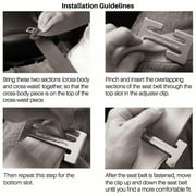 Seat Belt Extender Pros Sturdy Metal Seatbelt Locking Clip 2-pack by Seat Belt Extender Pros