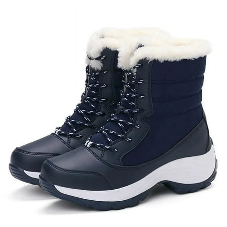 

Winter Shoes Waterproof Boots Women Snow Boots Plush Warm Ankle Boots For Women Female Winter Shoes Booties Botas Mujer