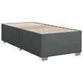 thumbnail image 2 of vidaXL Bed Frame without Mattress Dark Gray&nbsp;Twin XL Fabric, 2 of 16