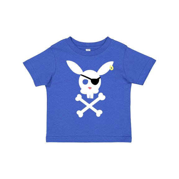 Inktastic Cute Easter Pirate Bunny with Eyepatch and Earring Boys or Girls Toddler T-Shirt