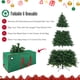 thumbnail image 3 of Bolsa de almacenamiento para árbol de Navidad Cosy Family, 2,3 m, color verde, 3 of 7