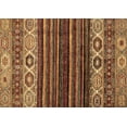 thumbnail image 1 of Ahgly Company Indoor Rectangle Abstract Brown Modern Area Rugs, 6' x 9', 1 of 4