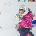thumbnail image 3 of FLYING TERN Kids Winter Thermal Thickened Printed Patchwork Ski Gloves & Hat Set - Magic Elf Design, Size M, 3 of 6