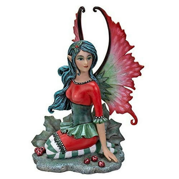 Pacific Giftware Holly Fairy Christmas Holiday Fairyland Collection by Amy Brown