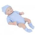 thumbnail image 2 of 10 Inch Silicone  Doll,  Body Simulation  Doll, Long Service Time For Children Friend Gift Pink,Blue, 2 of 8