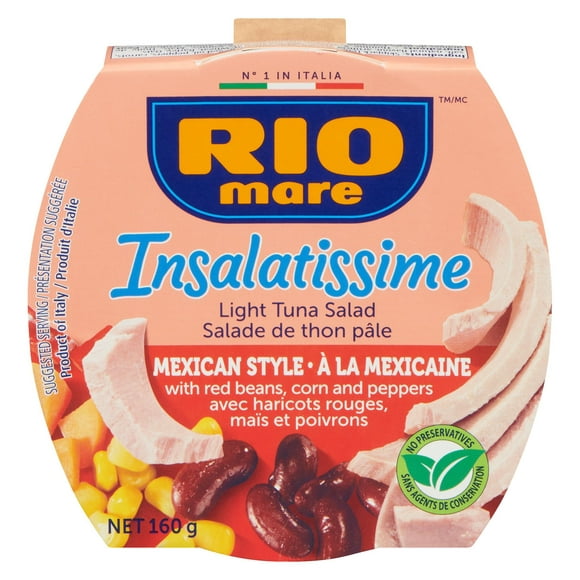 Rio Mare Insalatissime Mexican Style Light Tuna Salad, Ready-to-eat 1 x 160g