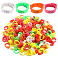 thumbnail image 2 of 100pcs/pack Disposable Foot Rings Mark Buckle With Words Suitable For Chicken Goose Duck, 2 of 9