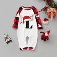 thumbnail image 2 of Onlypjs Monogram A–Z Family Matching Christmas Pajamas for Women, Men, Couples, 2 of 6