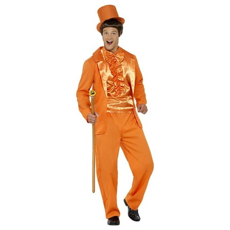 Stupid Tuxedo Adult Costume Orange - Medium