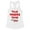 White, variant on Talk Murder to Me Tank Top Fitted Racerback Women's Large White
