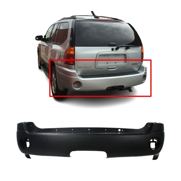 DCP Rear Bumper Cover For 2002-2009 GMC Envoy XL Primed 12335703 GM1100628