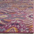 thumbnail image 3 of SAFAVIEH Madison Patton Geometric Area Rug, Fuchsia/Multi, 3' x 5', 3 of 6