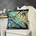 thumbnail image 2 of YINGXI Unibedding Spring Birds Pillow Covers Outdoor Blue Birds Throw Pillow Case for Sofa, Couch, Patio Home Holiday Decoration 22x22in, 2 of 5
