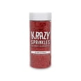 thumbnail image 3 of Krazy Sprinkles - Edible Red Jimmies - Classic Ice Cream Topping, 1/2 Cup, 3 of 3