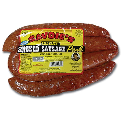 Savoie's Mild Smoked Pork Sausage, 24 Oz.