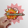 thumbnail image 1 of Boom Yes Diagram Sun Vinyl Sticker Luggage Graffiti Flower Decal, 1 of 3