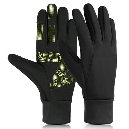 Winter Touchscreen Gloves Windproof Thermal Gloves for Driving Cycling Running Fishing