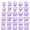 Purple, variant on Numbered Pencil Toppers, 20Pcs Elastic Grips, Green Silicone Pencil Labels for Creative Hand Lettering Tools, Green, YMMB