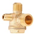 thumbnail image 1 of Valve de Contrôle en Laiton Matériau Connexion Filetage Compresseur d'Air Accessoires 1/2x3/8x10, 1 of 4