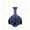 Blue, variant on Tuscom Halloween Skull Vase, Gothic Skull Flower Vase Dark Academia Decor, Spooky Skeleton Tabletop Vase for Halloween Home Bar Decor