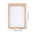 thumbnail image 3 of BEADCEST Screen Printing Paper Making Frame for Family Activity in Beige 1Set, 3 of 4