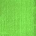 thumbnail image 1 of Ahgly Company Indoor Square Solid Green Modern Area Rugs, 4' Square, 1 of 1