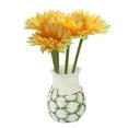 thumbnail image 4 of MasteelfCA 5pcs Artificial Gerbera Daisy Flower for Wedding Home Decoration (Yellow), 4 of 7
