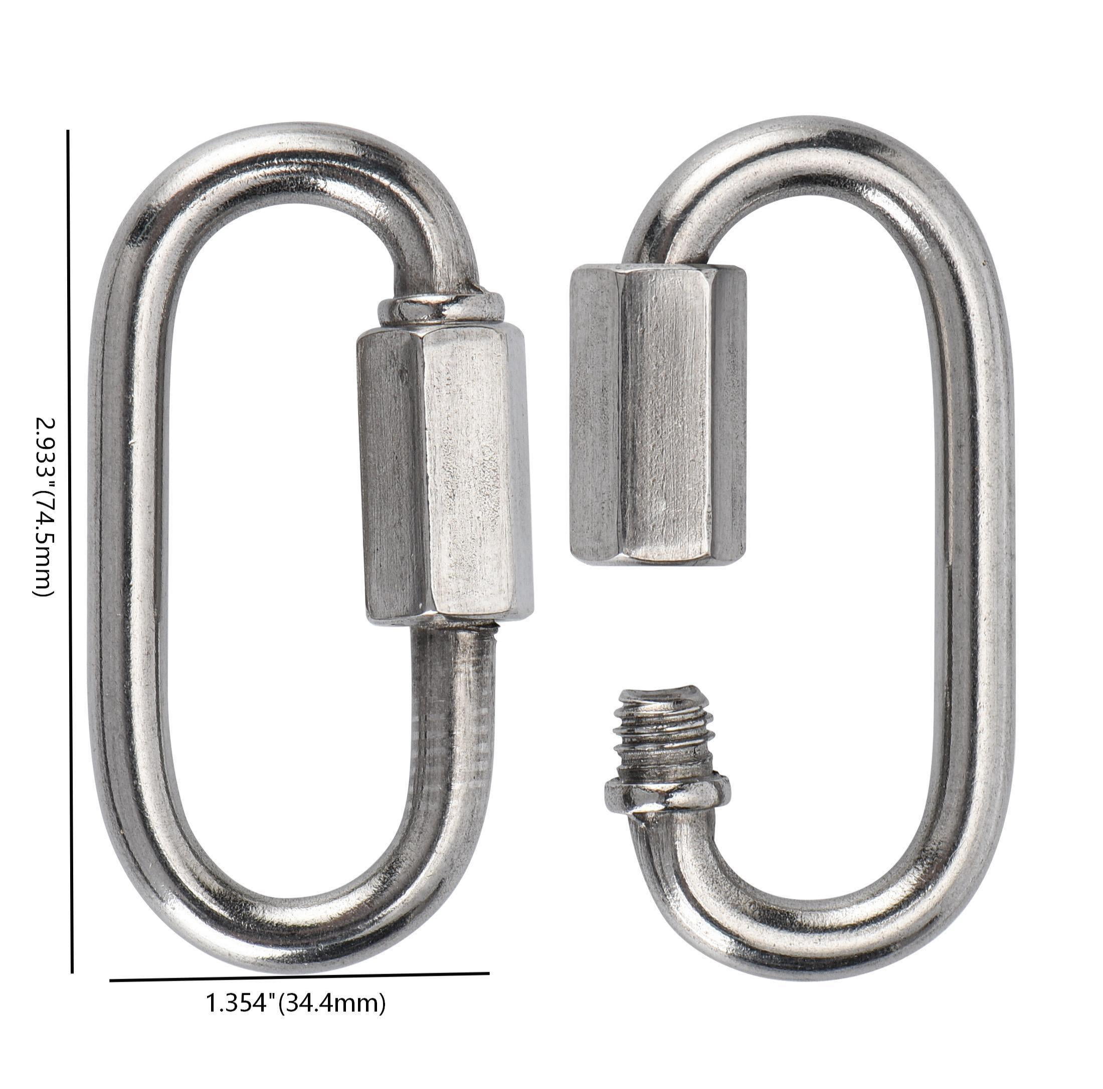 HT 4PK 3" x 5/16" SS QUK LNK