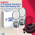 thumbnail image 2 of fafa-Wine Aérateur Verseur (Lot de 2) - Bec Aérateur Premium et Ensemble de Carafe - Boîte Cadeau Incluse - Or Rose, 2 of 4