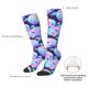 thumbnail image 4 of Fotbe pinkk flower crystal Skull Calcetas Divertidas Estampadas para Hombre y Mujer, Calcetas de Algodón hasta la Rodilla para Caminar, Correr, Enfermería y Embarazo, 4 of 6