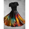 thumbnail image 3 of Halloween Clothes Bloody Print Casual Party Round Neck Sexyhot-selling Items, 3 of 4