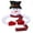 White, variant on WANGJIAOID White Snowman Christmas Tree Topper With Hat And Articulated Arm For Christmas Tree Decoration Hug Snowman Christmas Tree Decoration Birthday Party for Kids 8-12