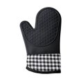 thumbnail image 1 of Guante de 1 pieza para horno, microondas, guantes gruesos, guantes de silicona para hornear, guantes de silicona negros, 1 of 4