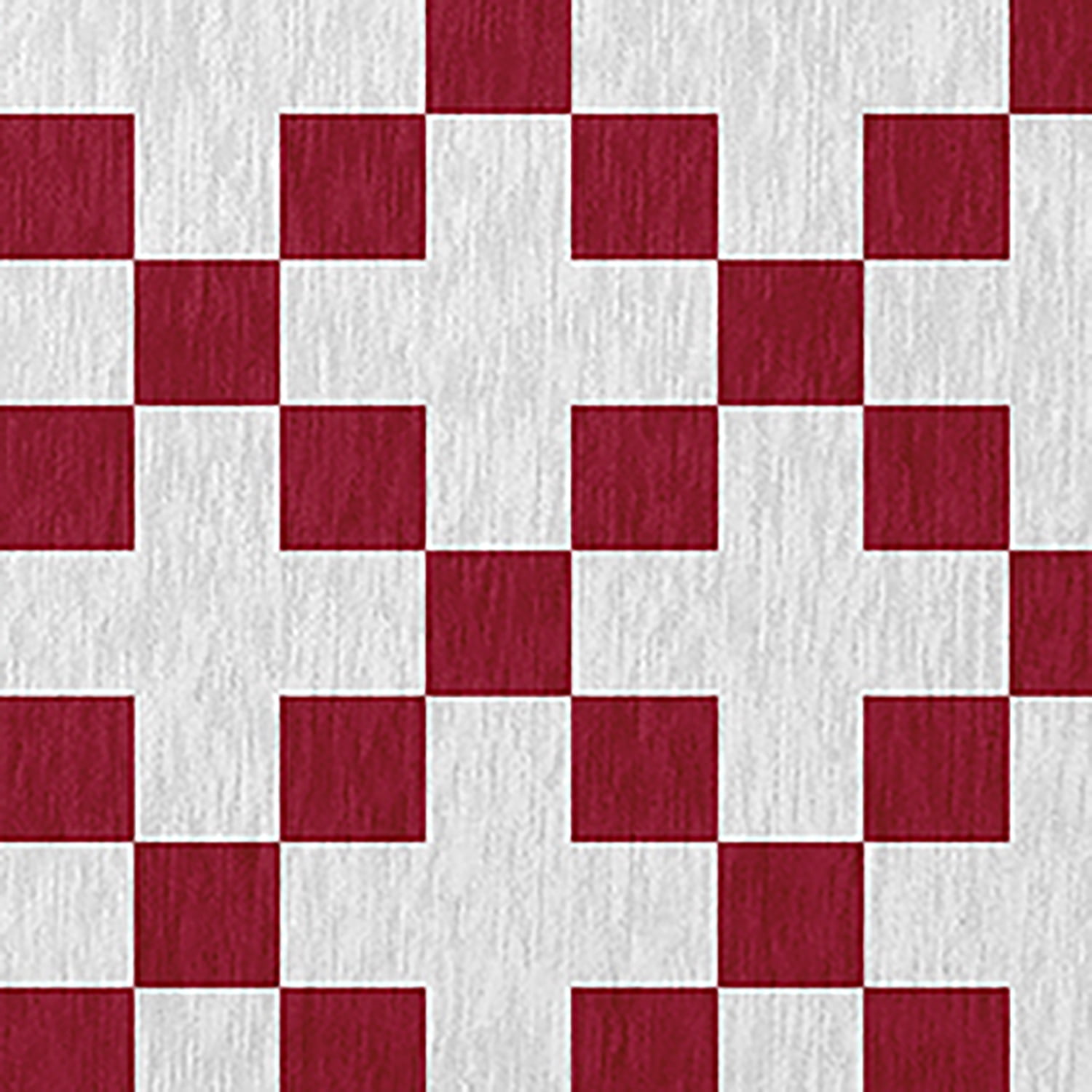 Simply Daisy 2' x 3' Red Cross and Squares Rug