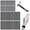 Black, variant on Self-Gripping Cable Ties by Wrap-It Storage - Reusable Hook and Loop Cord Wraps for Cord Management - 5 in and 8 in (60 Pack) - Multi-Color