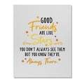 thumbnail image 1 of WIRESTER Canvas Prints Art Poster, Good Friends Are Like Stars You Don't Always See Them But You Know They're Always There, 8 x 10 inch Gifts Wall Home Decoration Canvas Artwork Poster, 1 of 7