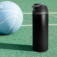 thumbnail image 3 of E T EASYTAO | Termo Acero Inoxidable 32OZ, Dos Maneras de Beber, T&eacute;rmica de Botella con Pajita para Deportes y Viajes, Doble Pared y Tapa Herm&eacute;tica Antigoteo, con Asas (Negro, 32, 3 of 8