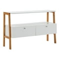 thumbnail image 2 of Weston Home Olyvia Wood TV Stand with Drawers, for TVs up to 47", White, 2 of 8