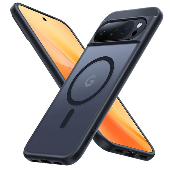 TORRAS Magnetic Phone Case for Google Pixel 10 and Pixel 10 Pro, MagSafe Compatible, 12 ft Drop Protection, Matte Black