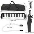 thumbnail image 3 of Instrumento musical de viento Melodica 32 teclas ZAQW bolsa de práctica negro, 3 of 7