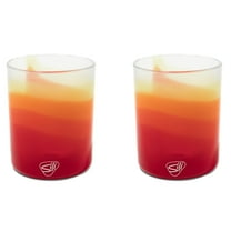 Silipint: Rocks Glasses 12oz: 2 Pack - Marigold - Silicone Cocktail Cups, Unbreakable, Hot/Cold Drinks, Dishwasher-Microwave-Freezer-Oven Safe