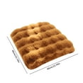 thumbnail image 4 of RFUGUG Plush Chair Cushion with Thickened Soft Seat - Non-Slip Desk Pad for Office & Home - Cozy Student Study Companion, Indoor & Outdoor - Breathable Durability - 15.75x15.75in, 4 of 8
